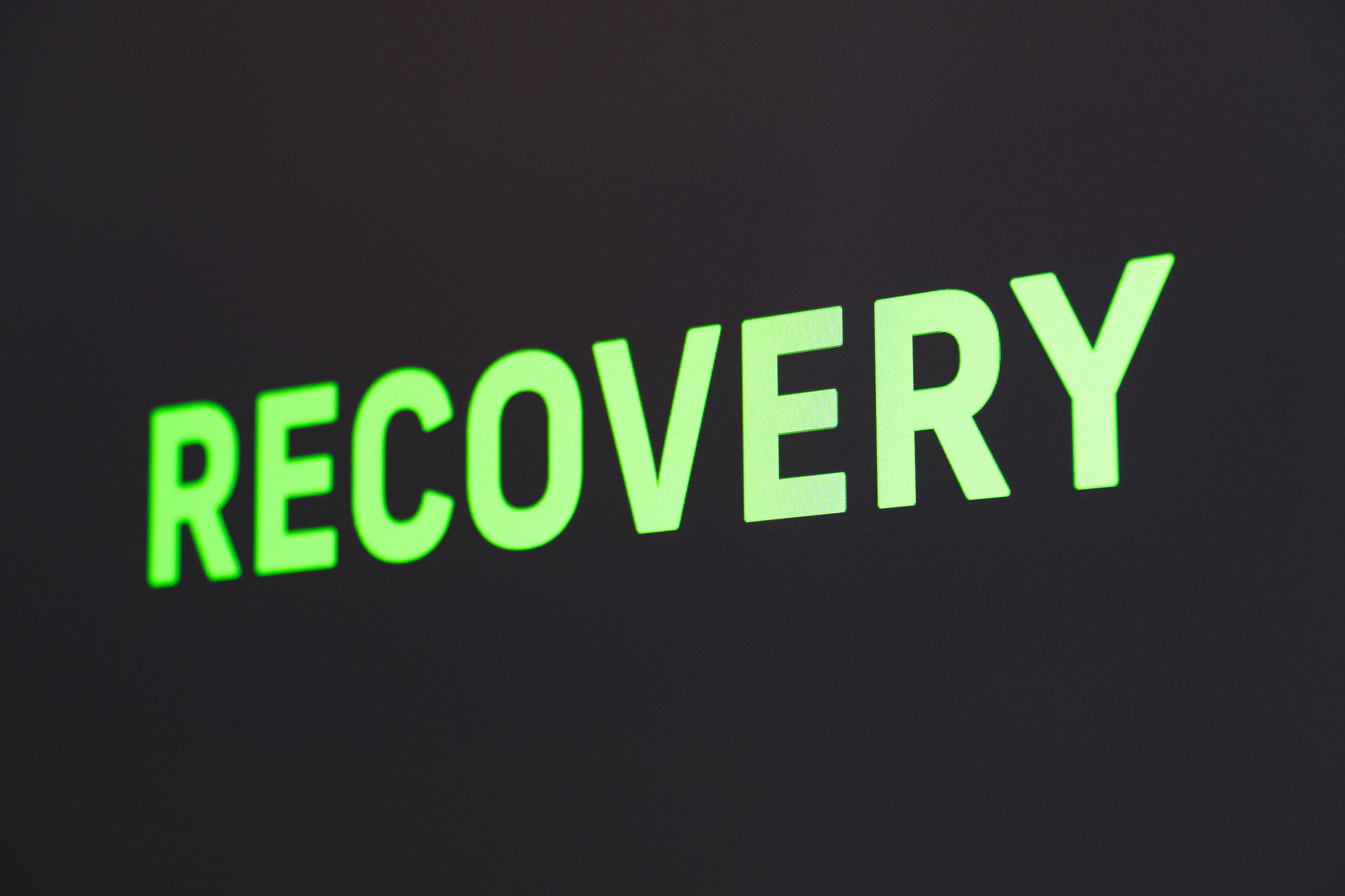 Recovery, sign.