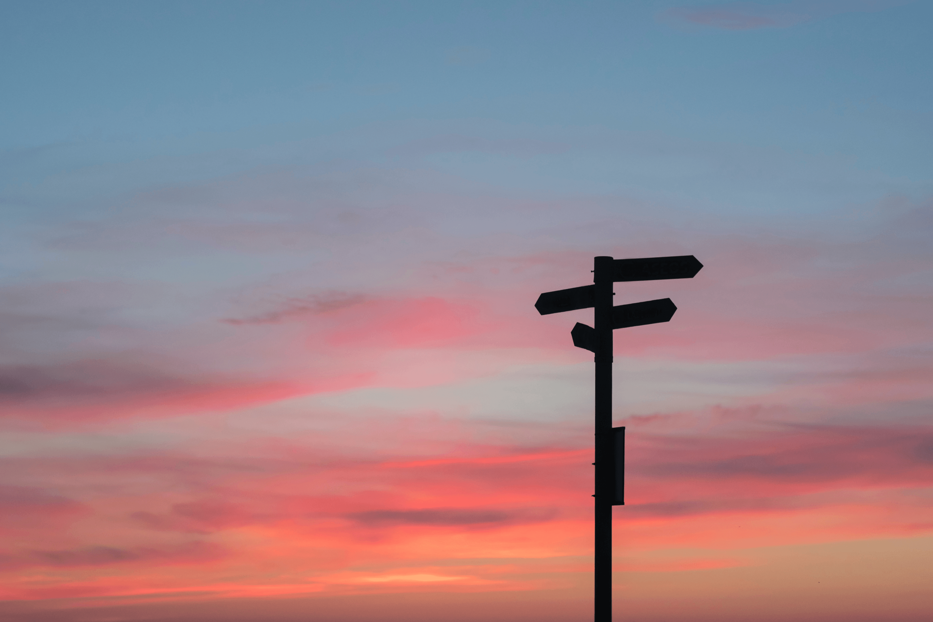 Sign, sky.