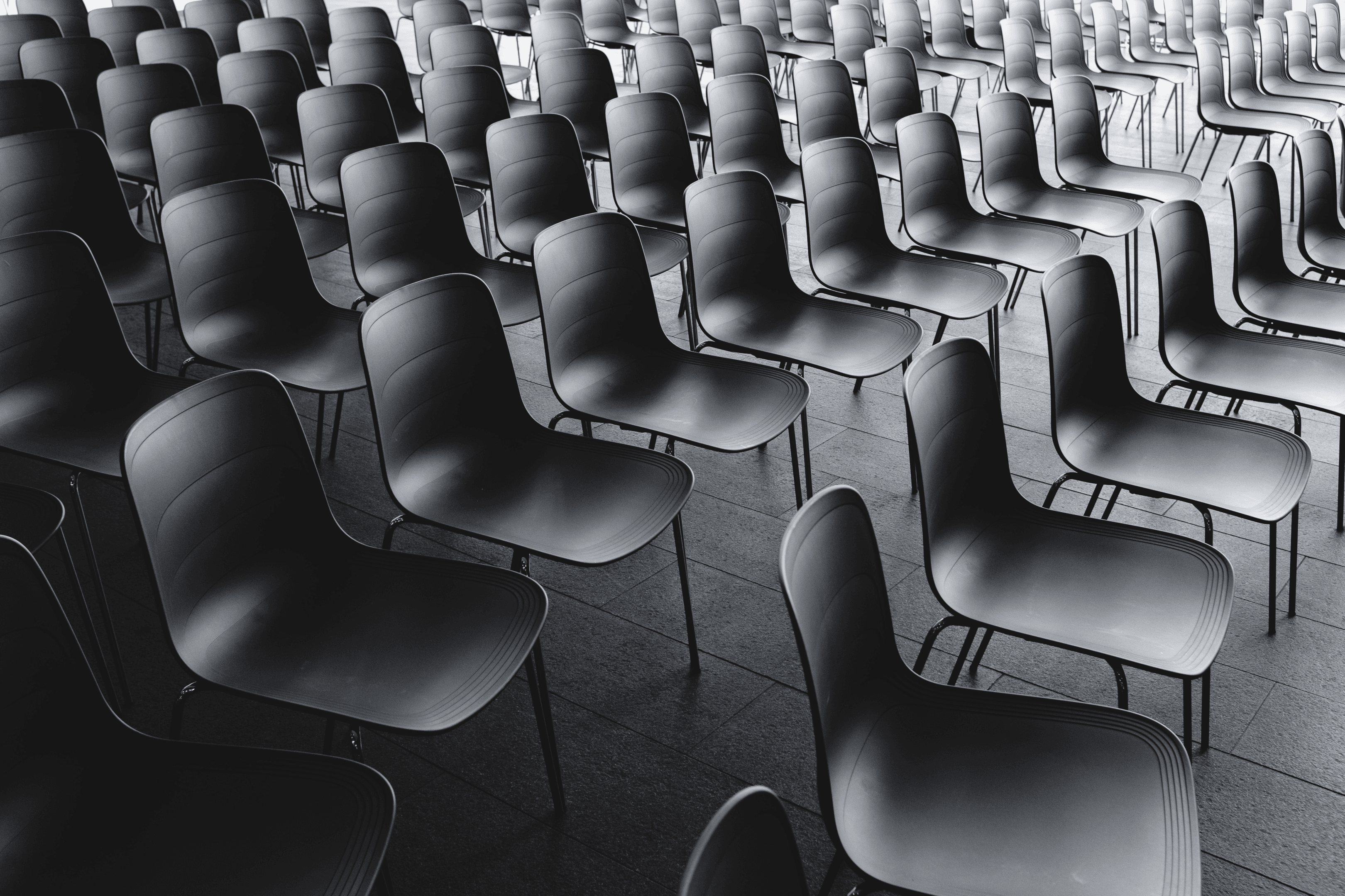 Audience, chairs.