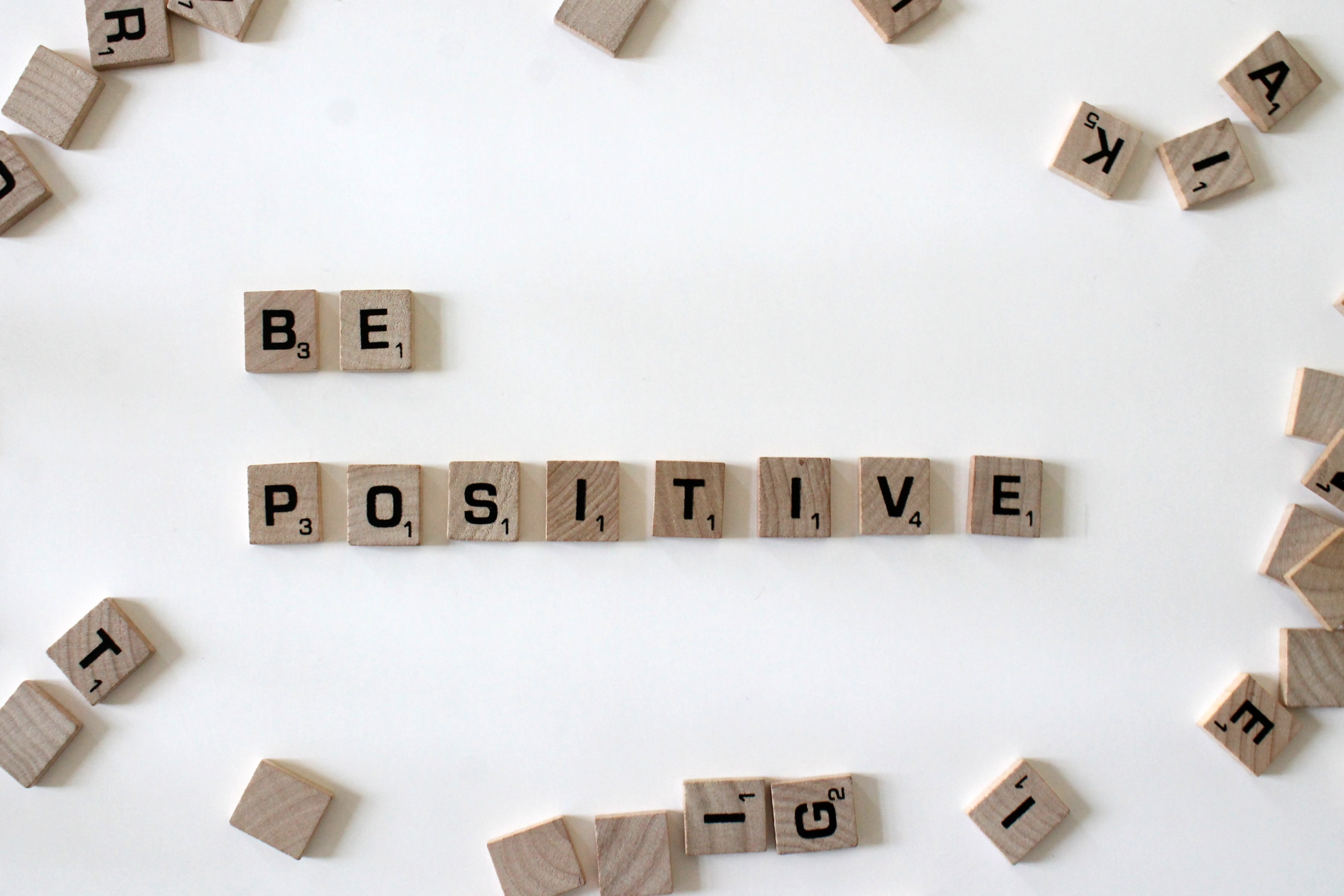 Be positive. 