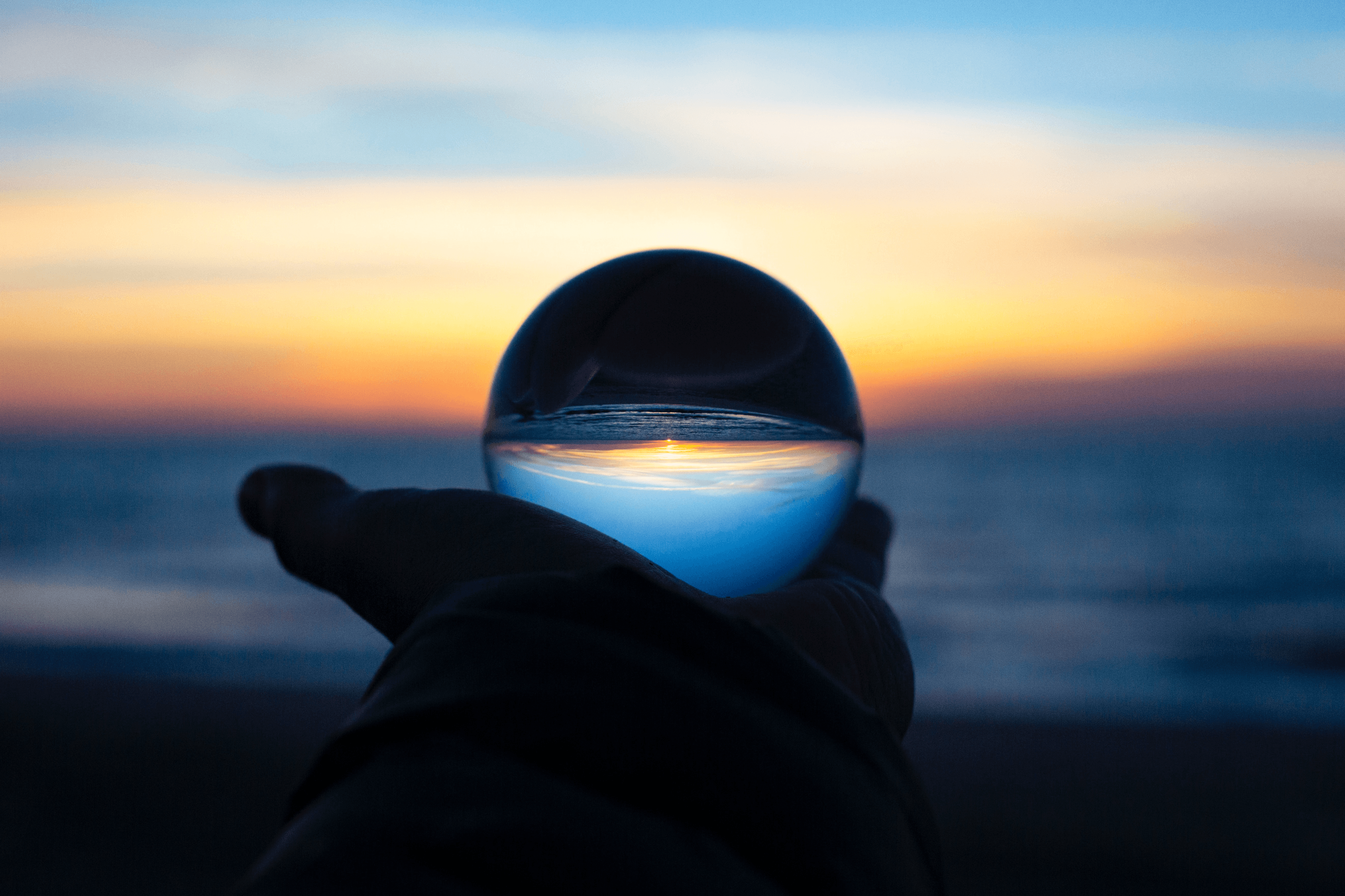 Future, glass ball.