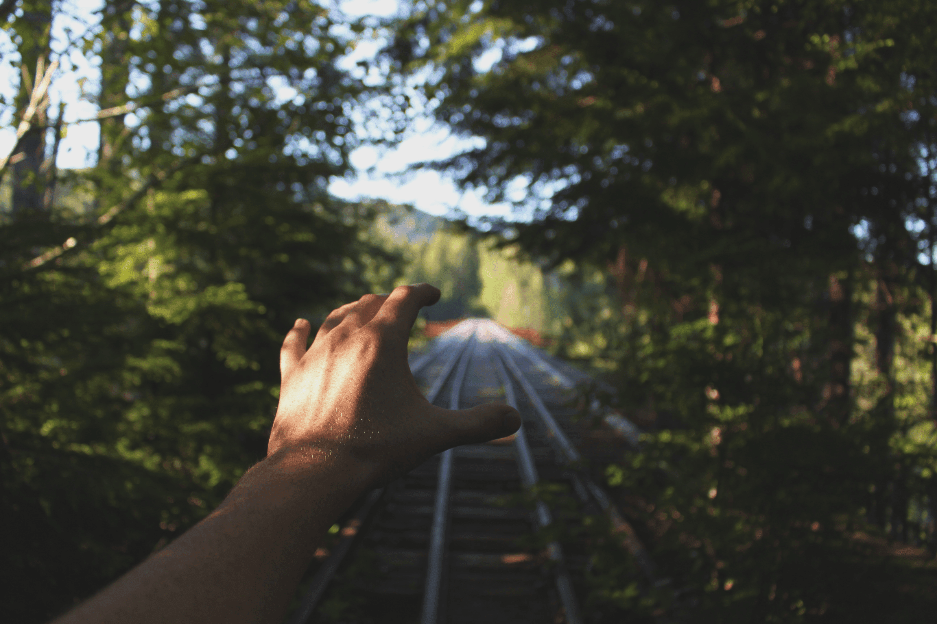Reach, hand.