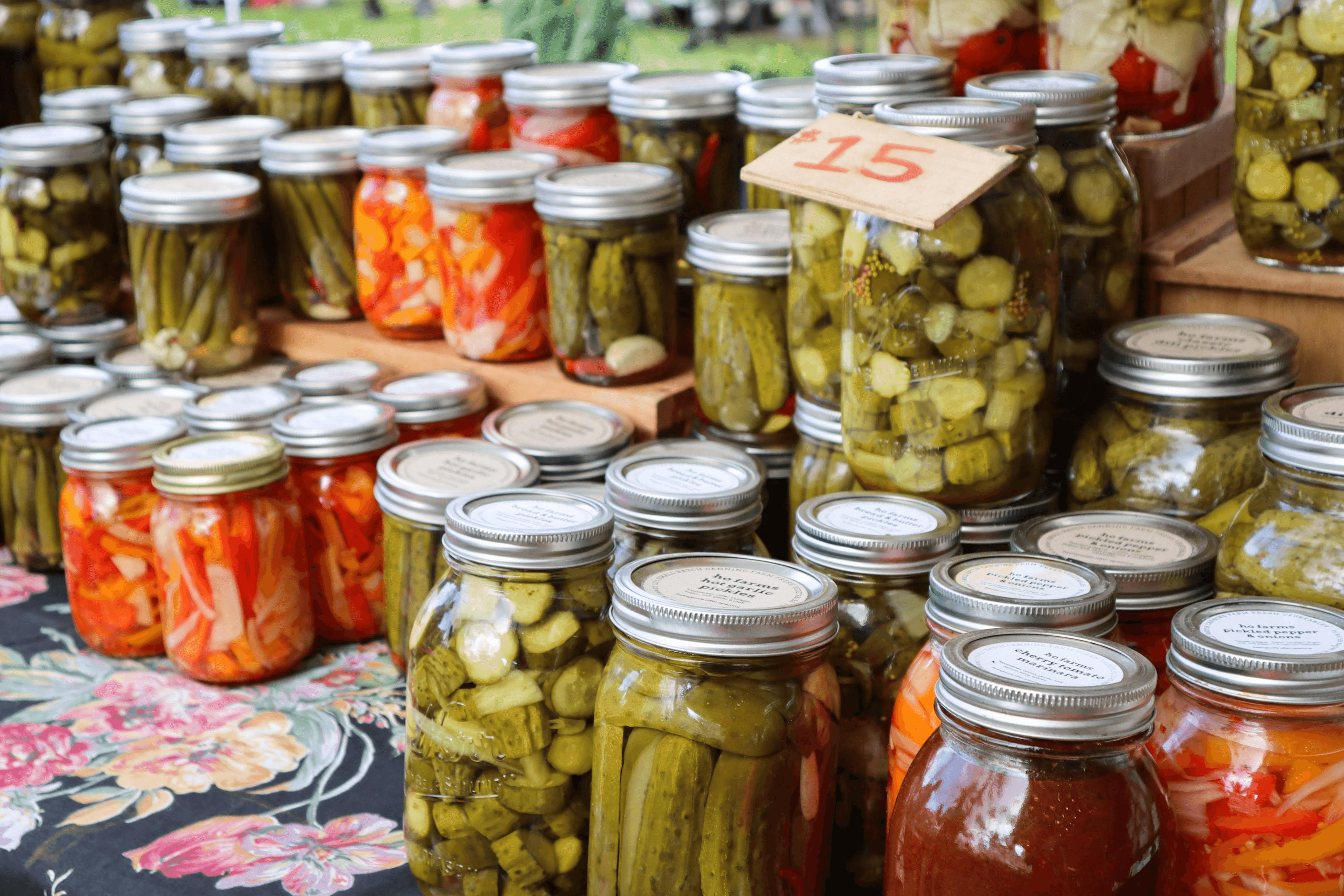 Jar, kimchi.