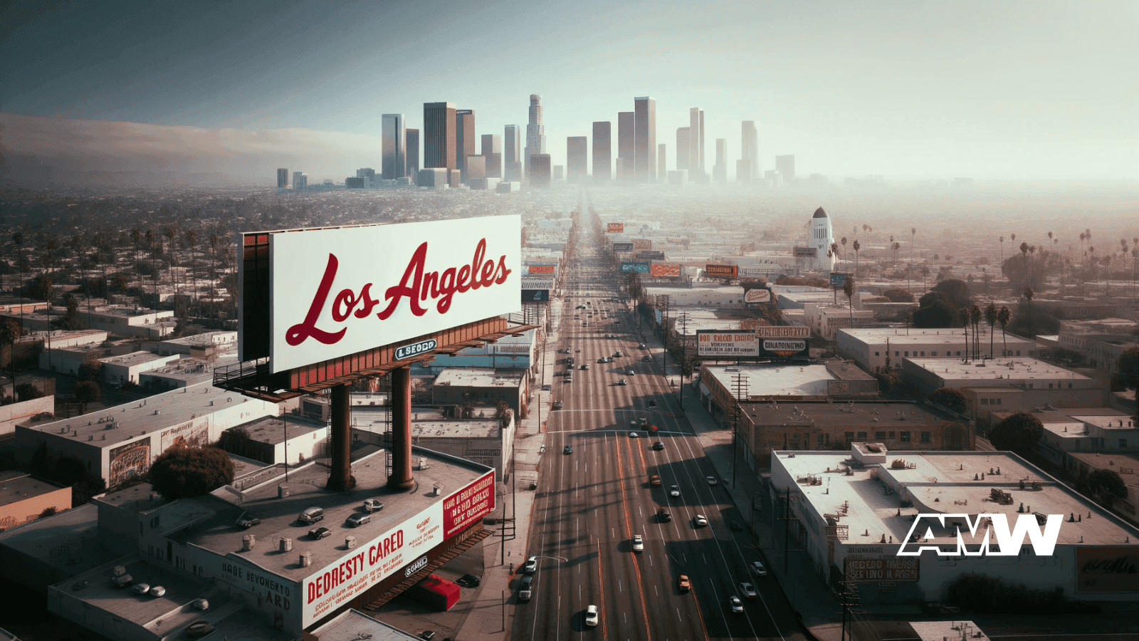 Billboard sign.